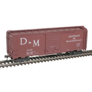 Atlas HO 40' Postwar Box Car Detroit & Makinac