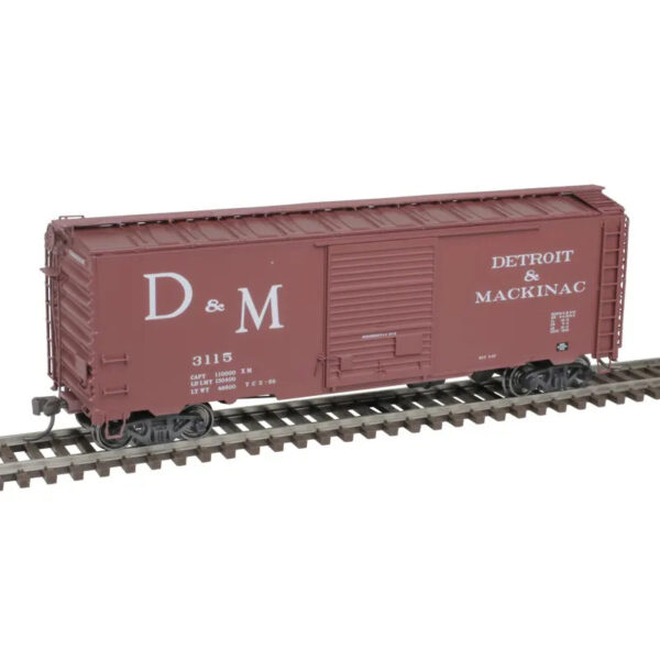 Atlas HO 40' Postwar Box Car Detroit & Makinac