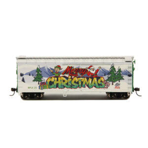 Atlas HO Trainman 40' Plug Door Box Car 2021 Christmas Special "North Pole Leasing Co., NPLX" #25
