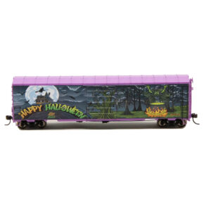 Atlas HO 50' Postwar Box Car 2022 Halloween "WTCH13"