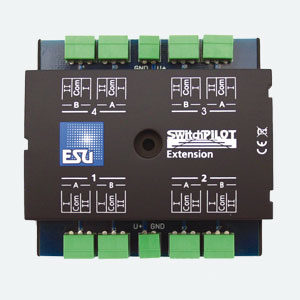 ESU - 51801 - Switch pilotSwitchPilot Extension, 4 twin-relays (DPDT) output, 2A each, extension for Switch Pilot Family