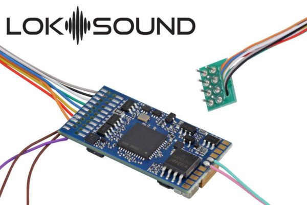 ESU - 58410 - LokSound 5 DCC "blank decoder", 8-pin NEM652, with Speaker 11x15mm, gauge: H0