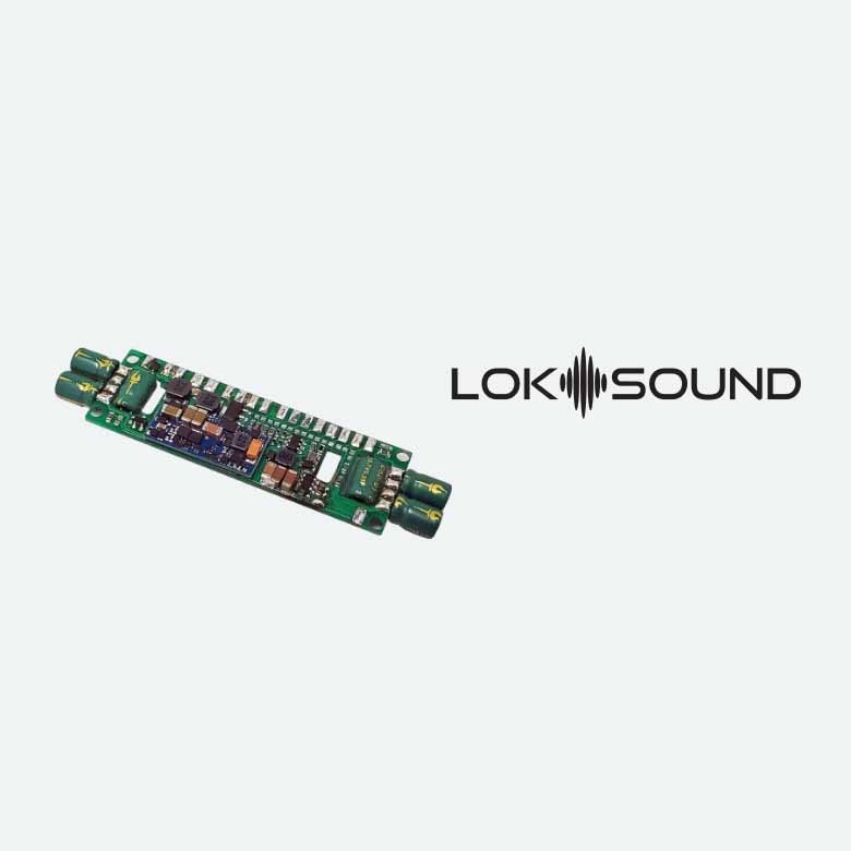 ESU LokSound 5 DCC Decoder With PowerPack – 58921 – HO Scale, Sound & Light Functions