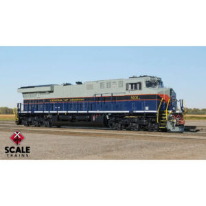 Scale Trains HO Rivet Counter ES44AC Norfolk Southern "Central of Georgia Heritage" w/ DCC & Sound #8101