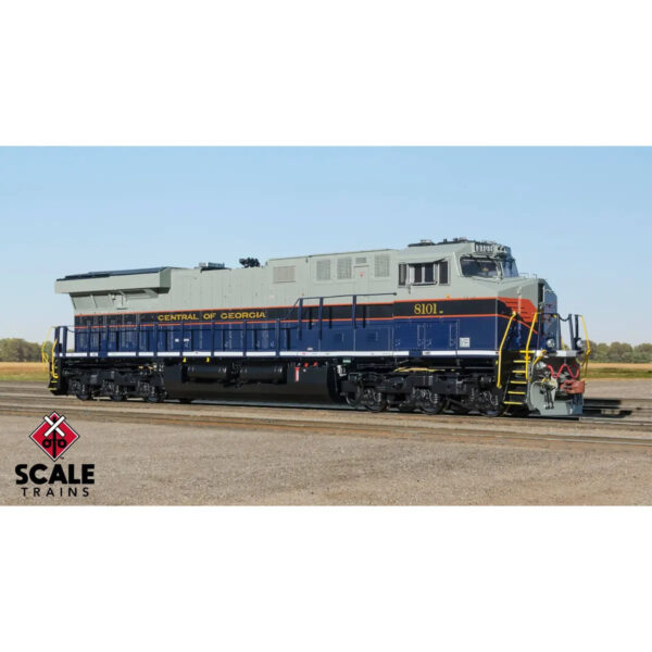 Scale Trains HO Rivet Counter ES44AC Norfolk Southern "Central of Georgia Heritage" w/ DCC & Sound #8101