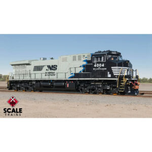 Scale Trains HO Rivet Counter AC44C6M Norfolk Southern "Black Mane, Blue Stripe" w/ DCC & Sound #4004