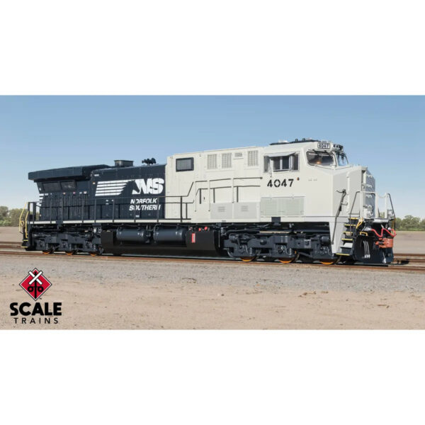 Scale Trains HO Rivet Counter AC44C6M Norfolk Southern "Horsehead, Primer Replacement Cab" w/ DCC & Sound #4047