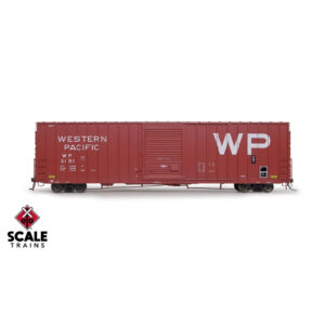 Scale Trains HO ExactRail 60' PC&F 7633 Appliance Box Car Western Pacific "1975 As Delivered"