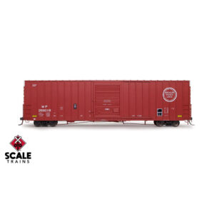 Scale Trains HO ExactRail 60' PC&F 7633 Appliance Box Car Missouri Pacific "Buzzsaw, 1975 As Delivered"