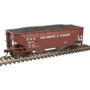 Atlas HO Trainman 2 Bay Offset Hopper Delaware & Hudson