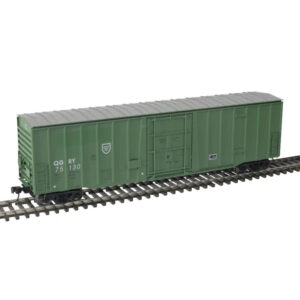 Atlas HO 50' NSC 5111 Plug Door Box Car Quebec Gatineau "QBRY, ex CP"