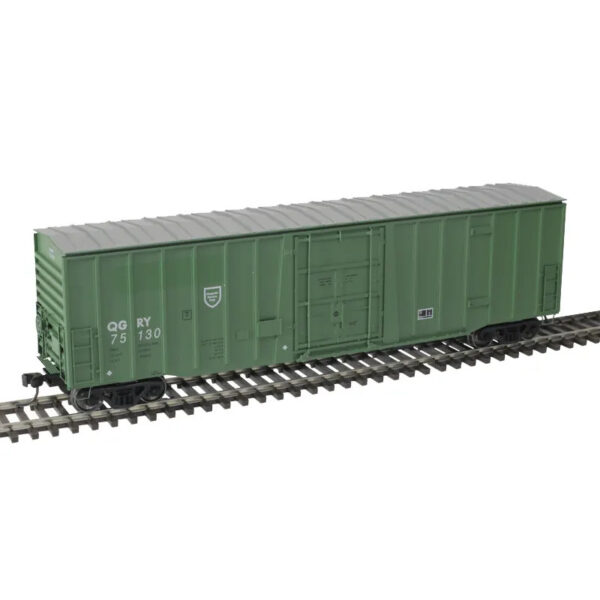 Atlas HO 50' NSC 5111 Plug Door Box Car Quebec Gatineau "QBRY, ex CP"