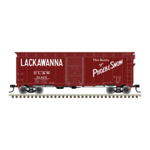 Atlas HO Trainman Kit 40' 1937 AAR Box Car Lackawanna