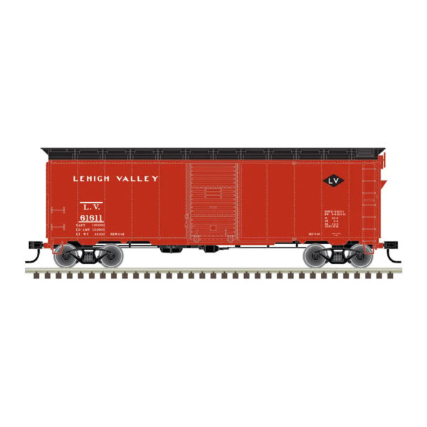 Atlas HO Trainman Kit 40' 1937 AAR Box Car Lehigh Valley