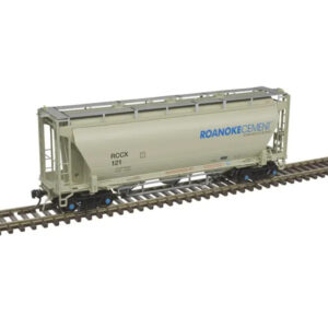 Atlas HO Trinity 3230 Covered Hopper Roanoke Cement