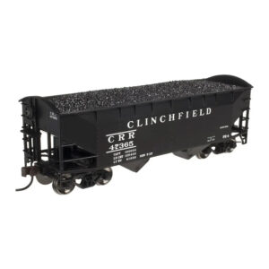 Atlas HO Trainman 2 Bay Offset Hopper Clinchfield 3 pack
