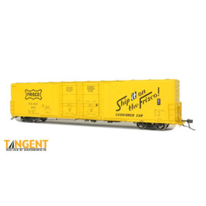 Tangent HO 60' Thrall Double Plug Door Box Car Frisco