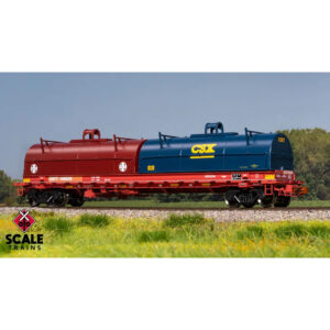Scale Trains HO Rivet Counter Thrall 48' 2-Hood Coil Car CHTT "ex CTRN, Mismatch Hoods ATSF CSX"