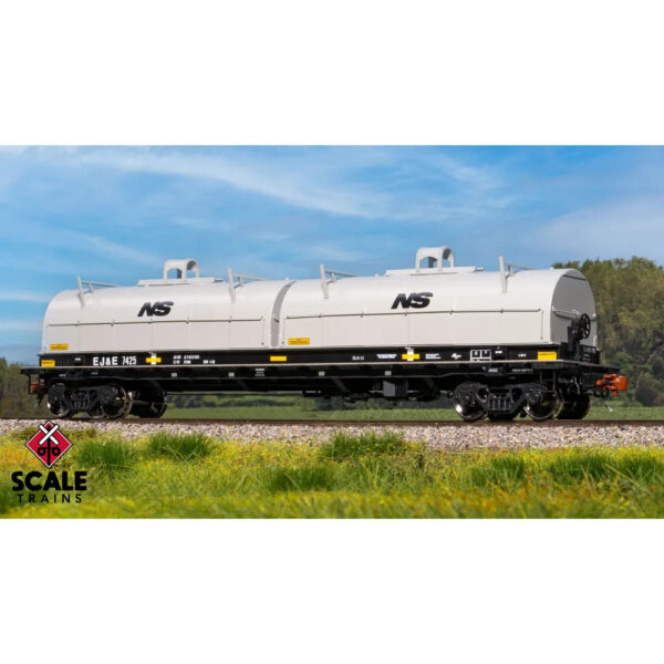 Scale Trains HO Rivet Counter Thrall 48' 2-Hood Coil Car Elgin Joliet & Eastern "NS Hoods"