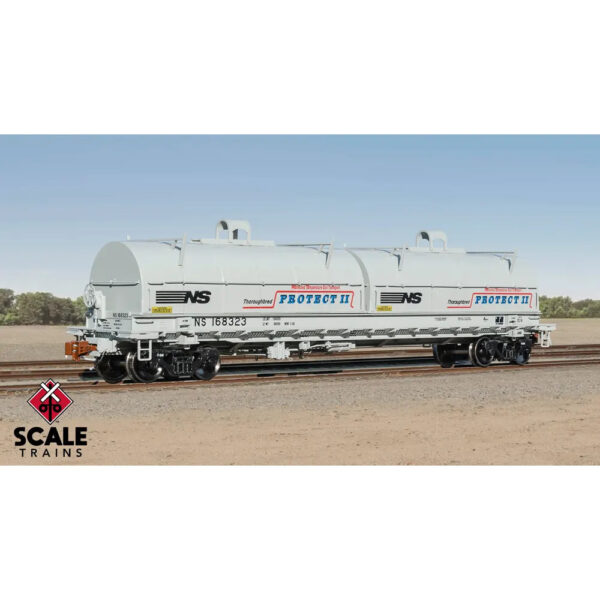 Scale Trains HO Rivet Counter Thrall 48' 2-Hood Coil Car Norfolk Southern "Protect II"