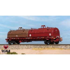 Scale Trains N Rivet Counter Thrall 48' 2-Hood Coil Steel Car BNSF "Mismatch Hoods ATSF & P-C"