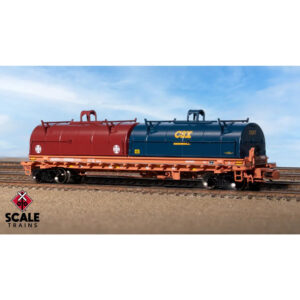 Scale Trains N Rivet Counter Thrall 48' 2-Hood Coil Steel Car CHTT "ex CTRN, Mismatch Hoods ATSF & CSX"