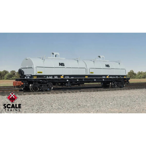Scale Trains N Rivet Counter Thrall 48' 2-Hood Coil Steel Car Elgin Joliet & Eastern "NS Hoods"