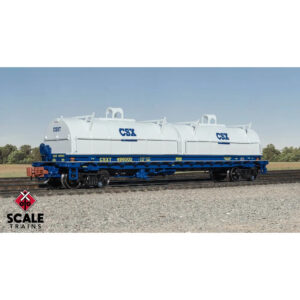Scale Trains N Rivet Counter Thrall 48' 2-Hood Coil Steel Car CSX "White Hoods"