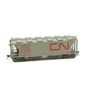 Atlas HO Slab Side Covered Hopper Canadian National "12 Hatch, Closed Sill"