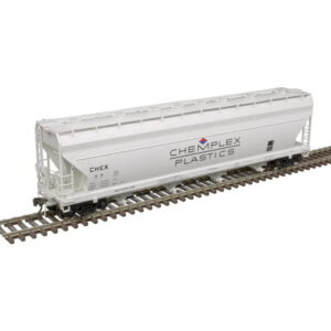 Atlas HO ACF 5250 Plastics Covered Hopper Chemplex Plastics "CHEX"