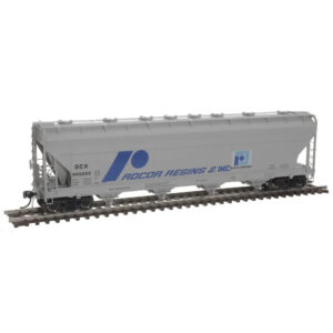 Atlas HO ACF 5250 Plastics Covered Hopper Rocor Resins "GCX"