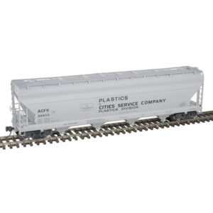 Atlas HO ACF 5250 Plastics Covered Hopper Cities Service Company "ACFX"