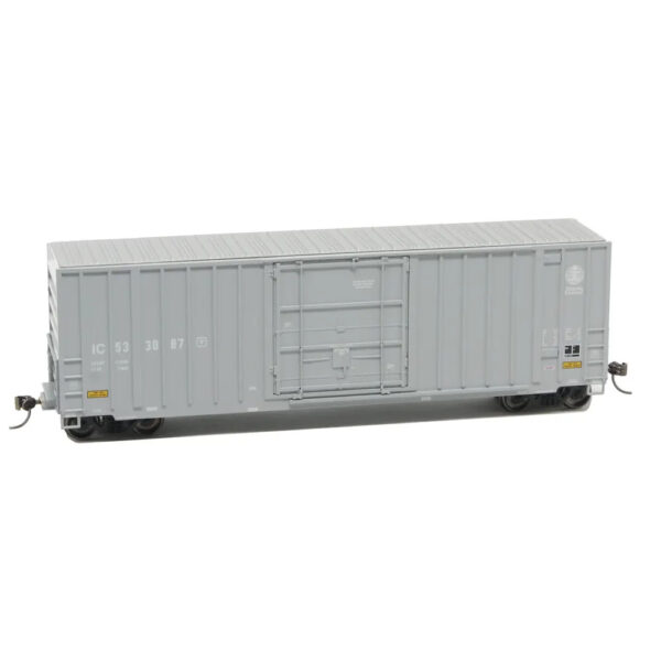 Intermountain HO 50' Gunderson High Cube Box Car Single Plug Door Illinois Central "Gray"