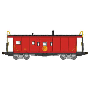 Bluford Shops N International Car Company Bay Window Caboose Phase 1 Kansas City Southern "Red"