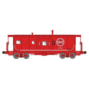 Bluford Shops N International Car Company Bay Window Caboose Phase 2 Chicago & Eastern Illinois "Buzzsaw"