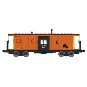 Bluford Shops N International Car Company Bay Window Caboose Phase 4 Soo Line "Bandit"