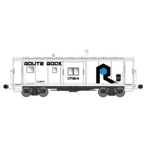 Bluford Shops N International Car Company Bay Window Caboose Phase 4 Rock Island "White"