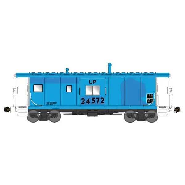 Bluford Shops N International Car Company Bay Window Caboose Phase 4 Union Pacific "ex Rock Island"