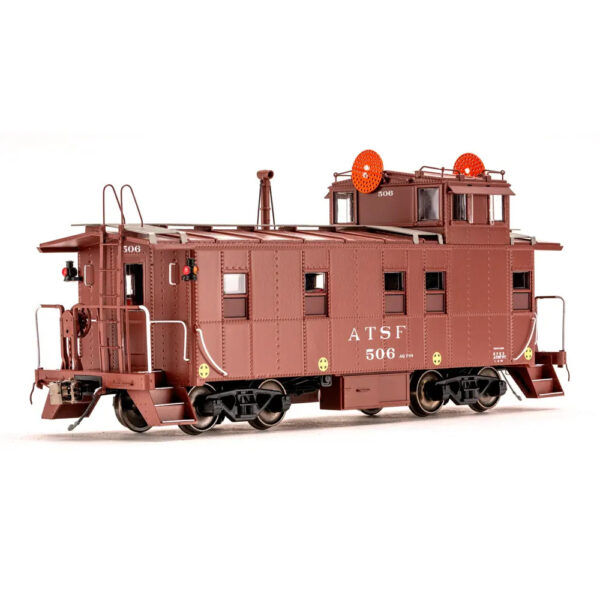 Class One Model Works HO ATSF Peaked Roof Caboose Santa Fe "500s - Wig-Wag"