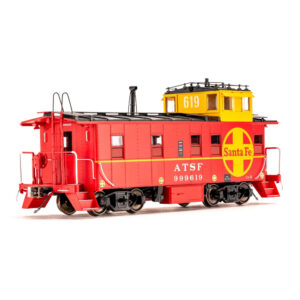 Class One Model Works HO ATSF Peaked Roof Caboose Santa Fe "CE-3 - Mid-Life Full Windows"
