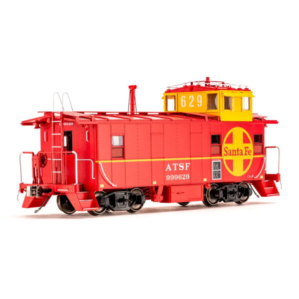 Class One Model Works HO ATSF Peaked Roof Caboose Santa Fe "CE-3 - Late Red Roof"