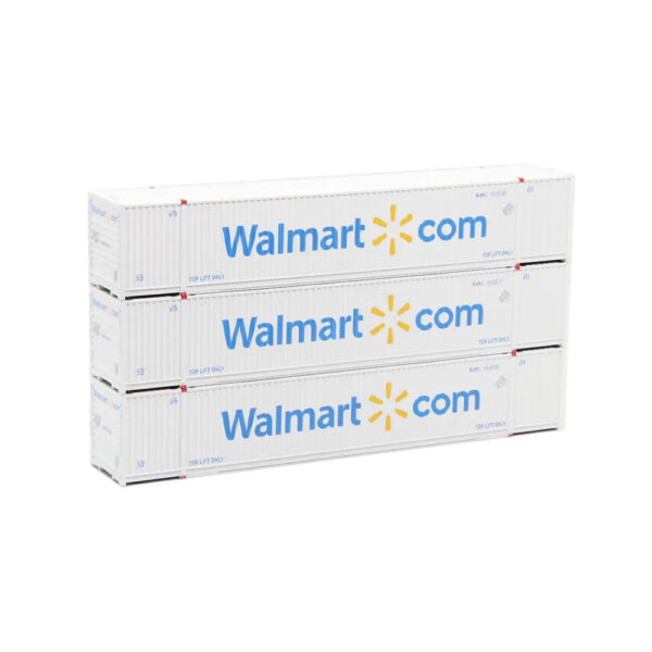 Jacksonville Terminal HO 53' 8-55-8 Corrugated Container Walmart 3 Pack