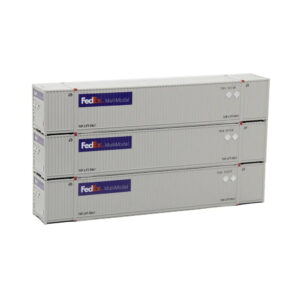 Jacksonville Terminal HO 53' 8-55-8 Corrugated Container FedEx Multimodal 3 Pack