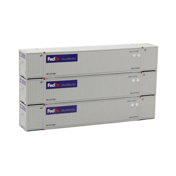 Jacksonville Terminal HO 53' 8-55-8 Corrugated Container FedEx Multimodal 3 Pack