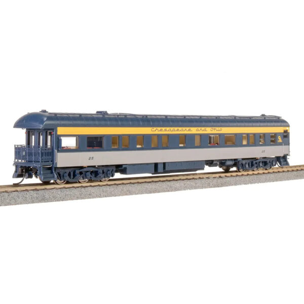 Broadway Limited HO Heavyweight Business Car Observation Chesapeake & Ohio #25