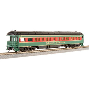 Broadway Limited HO Heavyweight Business Car Observation Christmas Holiday Scheme