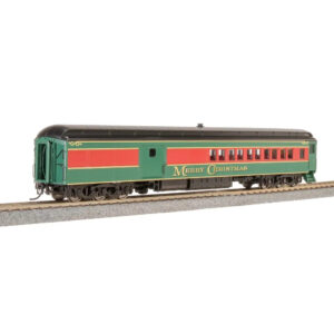 Broadway Limited HO Heavyweight Coach Baggage Combine Christmas Holiday Scheme