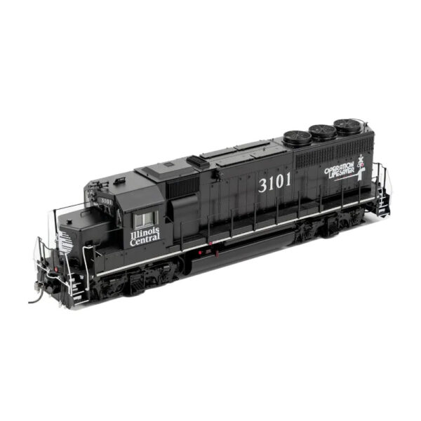Rapido HO GP40 Illinois Central w/ DCC & Sound
