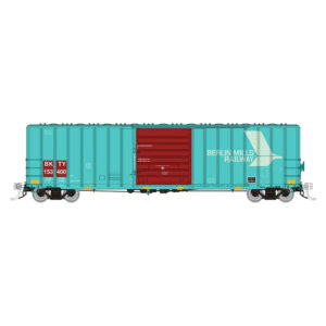 Rapido HO 50' PC&F 5241 Box Car BKTY "ex Berlin Mills, Brown Door"