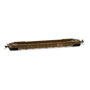 Jacksonville Terminal N 53' NSC Well Car TTX "17 Post Version, Red Logo, Weathered, Patched"